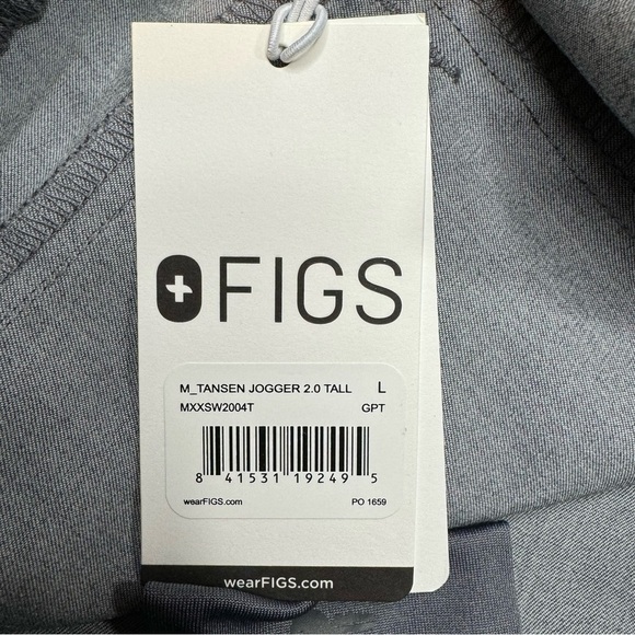 NWT Figs Tansen 2.0 Jogger Scrub Pants size Large Tall - Picture 6 of 9